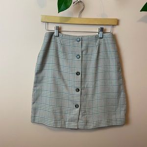 Vintage Lizsport Plaid Skort